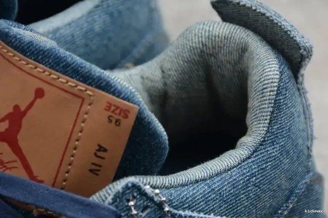 Rep MAX Air Levi's Jordan Denim 4 AO2571-401 x Nike 0406